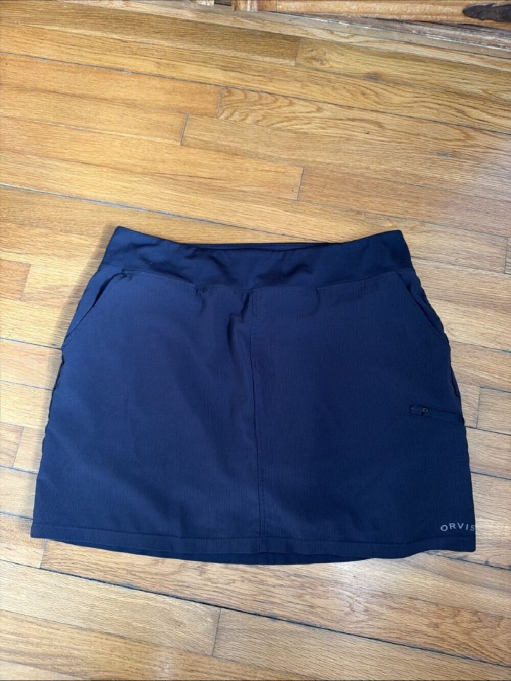 Orvis Women's Black Skort for Golf Tennis Pickleball Size L (P5)